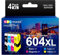 GPC IMAGE 604XL 604 XL Patronen Kompatible für Epson 604 604 XL für Epson XP 3200 Druckerpatronen XP 2205 XP 3205 XP 4200 XP 4205 XP 2200 Workforce WF 2930 WF 2935 WF 2950 WF 2910 (4er-Pack)
