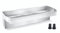 Fontana rettangolare a cascata in acciaio inox, per piscine interrate, giardino all'aperto, 80 cm