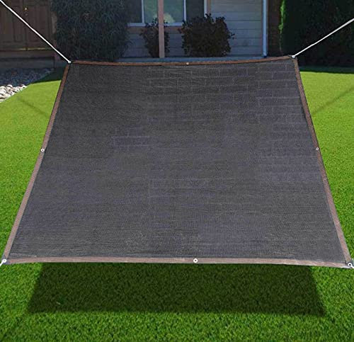 Toldo parasol de 4 x 5 m, resistente al viento, con red de sombra transpirable antienvejecimiento para plantas, invernaderos y patios, color negro, 2 x 5 m