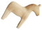 TOPPERFUN 1stk Pferdeschmuck Aus Holz Unbemaltes Tier Spielzeug Pferde-skulptur Pferde Malen Für Kinder Giraffe Tischtierfigur Unfertige Tiere Zum Bemalen Stehendes Tierdekor Kuh T Aus Holz