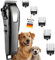 Alpenstern® Hundeschermaschine - Leise Profi Schermaschine für Hund Katze Pferd dichtes Fell - Hundetrimmer Hunde-Haarschneidemaschine Hunderasierer - 3h Akku