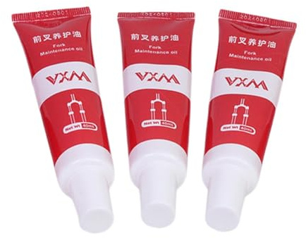 Opatiny 3-Pack 40ml Mountain for Bike Fork Shock Lubricant and Rustproof Maintenance Lube Suspension Forks Red