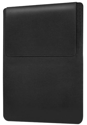 AOOSU 15-16 Inch Laptop Sleeve Case with Stand Feature, Sleeve Waterproof Slim Laptop Case with Adjustable Stand Function, Small Carry Bag Black