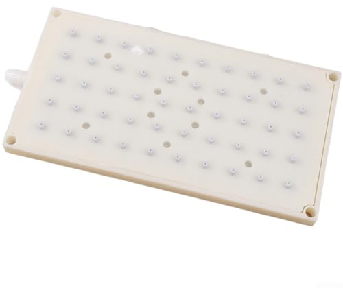 Soffione doccia a 50 fori in plastica con filettatura da 10,2 cm, rosetta di ricambio per doccia da bagno