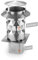 Windkat-Schornsteinaufsatz mit Einsteckstutzen eckig 196x196 mm - Nennweite Ø 200 mm