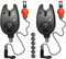 2 Electronic Fishing Bite Alarm Set with Pendants and batteries Bite Indicator