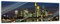 Bilderdepot24 Glasbild - Frankfurt Skyline bei Nacht - Deutschland - 120x40 cm - Deko Glas - Wandbild aus Glas - Bild auf Glas - moderne Bilderdepot24 Glasbilder - Glasfoto - Echtglas