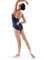 Bloch Dance Nejor Microlux - Body da donna, taglia S, colore: blu navy