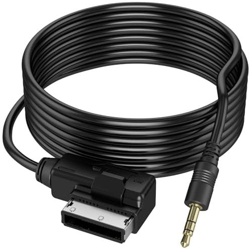 AMI/MMI AUX Cable - MDI to AUX, MMI to AUX, AMI Adapter for Audi AUX Cord, Compatible with Audi Music Interface Volkswagen Media-in Socket - 6 Foot Extra Long
