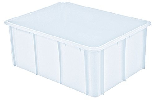 BRB Eurobehälter für schwere Lasten, 120 Liter, LxBxH 800x600x320 mm, weiß, lebensmittelecht