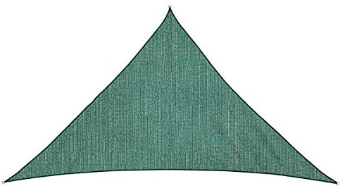 TELO VELA OMBRA POSITANO 5X5X5mt COPERTURA OMBREGGIANTE VERDE
