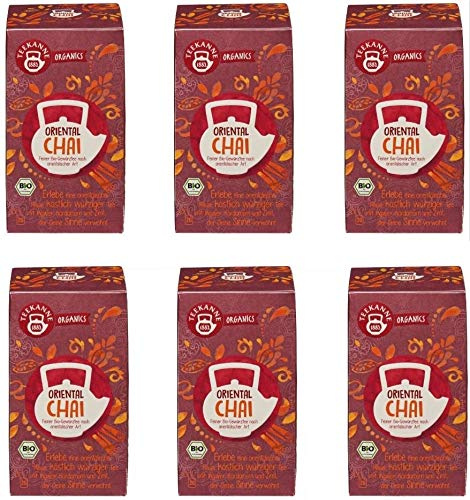 Teekanne Organic Bio Oriental Chai, 6er Pack (6 x 36 g)