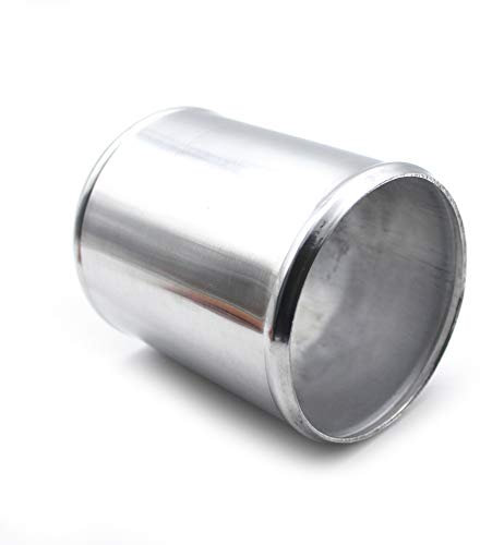 MODAUTO Tubo de Aspiración de Entrada, Tubo de Entrada de Aire Modificado, Tubo de Entrada de Aluminio, Recto, Diametro 76mm, Modificación del Coche, Modelo E316I