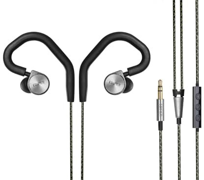 Edifier P297 In-Ear-Kopfhörer, Schwarz – Kopfhörer (In-Ear-Kopfhörer, mit Kabel, 20 – 20.000 Hz, 1,3 m, schwarz)