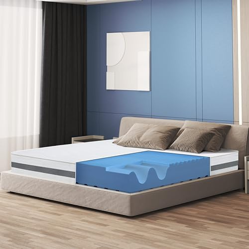 The White Stone Orthopädische Matratze 90 x 200 aus antibakteriellem Memory | Höhe 20cm | 3D-Air-Bezug aus hypoallergener und milbenhemmender Faser | 7 differenzierte temperaturempfindliche Zonen