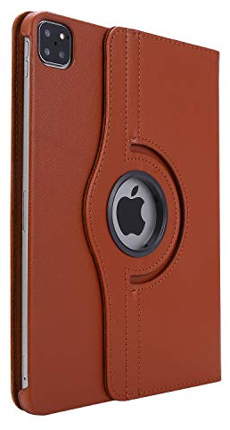 Lobwerk - Custodia per Apple iPad PRO 2020, 12,9, Girevole a 360° Marrone 3