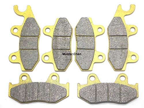 Master Chen Front Rear Brake Pads Brakes for Yamaha Raptor 700 YFM700 YFM700R 2013 2014 2015 2016 2017 2018 2019 2020 FA165 FA135 FA323 MC0481