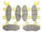 Master Chen Front Rear Brake Pads Brakes for Yamaha Raptor 700 YFM700 YFM700R 2013 2014 2015 2016 2017 2018 2019 2020 FA165 FA135 FA323 MC0481
