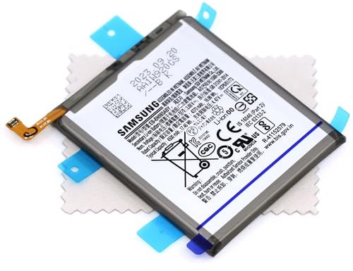 Batterie d'origine Samsung EB-BN985ABY pour Samsung Galaxy Note 20 Ultra 5G (N986B) avec Chiffon de Nettoyage Mungoo