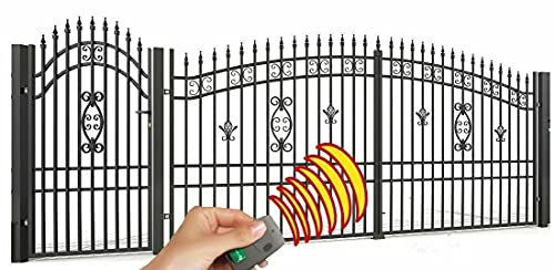 Hoftor Double Wing Metal Gate 1.75m Driveway Gate Black/Anthracite