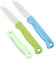 Lomgwumy Foldable Fruit Knife Set, Sharp and Sturdy, Exquisite and Beautiful, Small and Easy to Carry, Foldable Fruit Knife Suitable for Most Types of Vegetables and Fruits (3 Pieces)