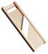 Potato Chipper Household Cutter Knife, Wood Chopper, Stainless Steel Slicer, Carrot Wooden Shredder - Kitchen Shredded Food Slicer Grater Chip Cutter (Size : 10mm)