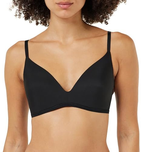 Sloggi Women's Soft Adapt PU Padded Bra, Purple, XS (Full Coverage, Wire Free, High Padding, Strappy Back, Removable Padding)