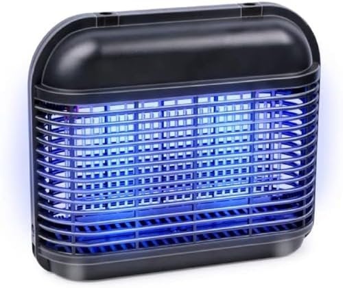 Grundig Elektrischer Insektenvernichter 6W - Fliegenfalle 2500V - Insektenfänger für Innenräume - Herausnehmbare Auffangwanne - Reichweite bis zu 100M2 - Schwarz