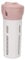 YUYTE 4 in 1 Travel Dispenser,Liquid Dispenser for Shampoo and Conditioner, Refillable Travel Size Bottles Set for Perfume Shampoo and Conditioner (Pink)