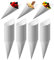 MONTX® 200-Pack Disposable Food Cones | 7 or 6 | White Food-Safe Paper Charcuterie Cones for Appetizers, Popcorn, Snacks, Confetti | Alternative to Wood Cones (6 Inch)