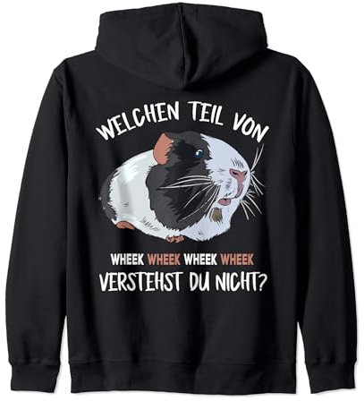 Wheek, Wheek, Wheek Meerschweinchen Kapuzenjacke