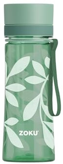Zoku Botella Tritan de 400 ml, hoja verde