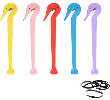 Bohany Outil pour enlever Les Attaches de Cheveux, Coupe-Attaches élastiques pour Cheveux | Coupe-Corde en Caoutchouc élastique 5 pièces - Outil de Coupe de Queue de Cheval, Outils de Cheveux pour