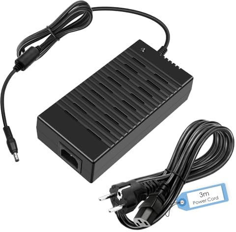 SHNITPWR 24V Netzteil 8A 192W AC DC Adapter DC 24 Volt AC zu DC Konverter Transformator mit 13,5 Fuß superlanger 5,5 x 2,5 mm Spitze für LED-Streifenlicht-CCTV-Kameras