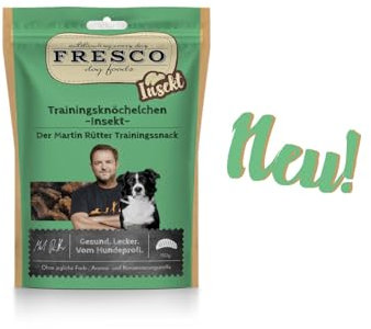 Fresco Dog Martin Rütter Trainingsknöchelchen Insekt | Natürlicher Monoproteinsnack aus reinem Insektenprotein | Leckerer Hundesnack | getreidefrei
