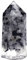 AZOOB Main Goutte Colle Cristal Gravier Ornement Cristal Colonne démagnétisation Yoga Violet Poudre Blanc résine Cristal Colonne apaisant décor ERTEYIN (Color : E, Size : One Size)