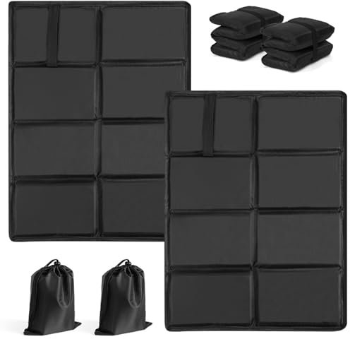 flintronic 2 Stück Sitzkissen Faltbar Outdoor, aus Oxford-Stoff, Wasserdicht Spielplatz Matte, Kinder Sitzmatte mit Tragetasche, Für Outdoor Spielplatz Garten Stadion Jagd Wandern Camping