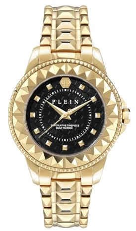 Philipp Plein Damen Uhr Analog Quarz Plein Lady Rock PWPQA0424 Edelstahl