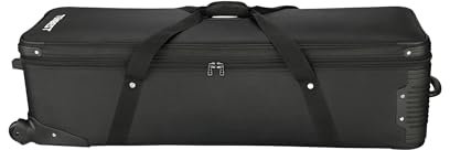 TENBEST 47/120cm Rolling Camera Case for Photo Studio Gear, Photo Studio Equipment Trolley Case, Camera Bag with Wheels for Studio Lights and Light Stands, Trade Show Case
