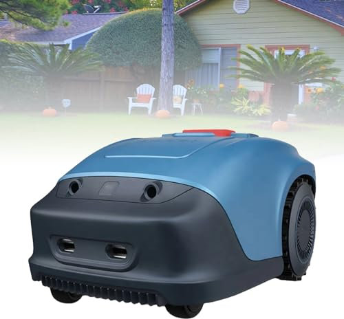 XoTiq Perimeter Wire Free Robotic Lawn Mower, Wireless Robotic Lawn Mower,APP Control with Virtual Boundaries,Multi-Zone Management, All-Wheel Drive, Low Noise Less Safety Protection Device