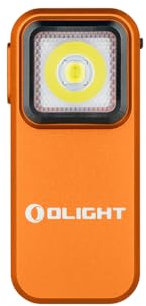 Olight Oclip Linterna ángulo Recto Bicicleta, 300 LM, Luz Blanca y roja
