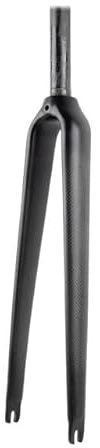 QAINKUN Federgabel 700C Rennrad Schnellspanner Typ Vorderradgabel Vollcarbon 25,4/28,6mm Rundrohr V-Bremse Rennradgabel Fahrradteile Fahrradgabel(Tube(25.4mm) Matte)