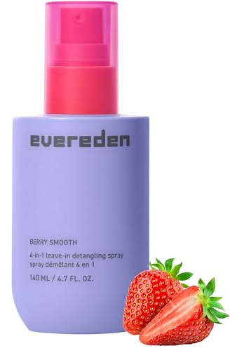 Evereden Kids Detangler Spray: 4-in-1 Leave-In Hair Spray | Detangle, Moisturize & Fight Frizz | Easily Tackle Even the Toughest Knots | Clean & Vegan All types of Hair Product for Kids