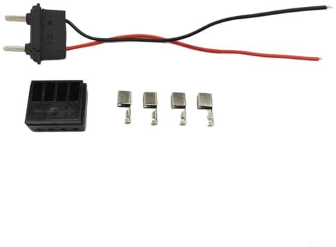 Gdfnmogo 1 Set Electric Bike Battery Case Connector, Ebike Discharge Connector Male Felmale Metal Insert, Electric Bicycle Repair Parts