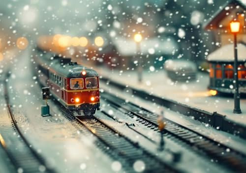 CALVENDO Poster 42,0 x 29,7 cm Querformat Ein Motiv aus dem Kalender Miniaturwelt Eisenbahn - Zug um Zug ins Abenteuer| Bilder, Kunstdruck, Wandbild, Wanddeko, Prints ohne Rahmen