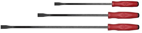Mayhew Tools 31091 Dominator Economy Curved Pry Bar, Red, Medium 3-Piece Set