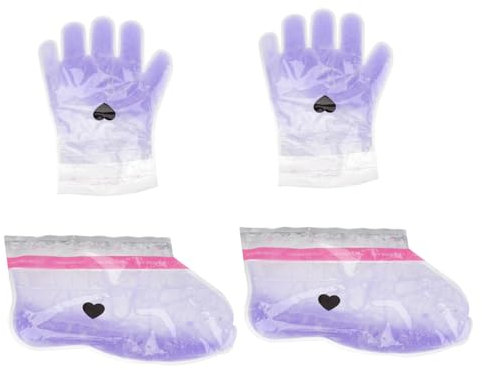 2 Paia Trattamento Alla Paraffina Lavanda Copertura per Della e Idroterapia