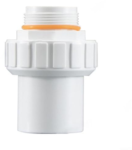 Schwimmbad-Sandfilter-Anschluss, 3,8 cm und 5,1 cm, PVC-Wasserleitung, 3,8 cm, Weiß