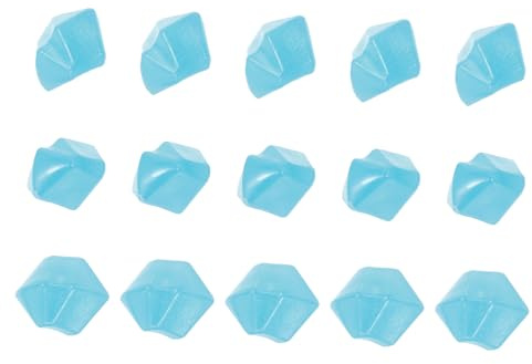 Cabilock Pierres Décoratives Phosphorescentes Décorations Artificielles pour Aquarium en Résine 400 Pièces de Gravier Lumineux Bleu et Allée de Jardin