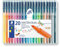 STAEDTLER Filzstifte triplus color, dreikant, stabile, eindrucksichere Spitze, Linienbreite ca. 1 mm, kindgerecht, hohe Qualität Made in Germany, Set mit 20 brillanten Farben, 323 SB20, Sortiert